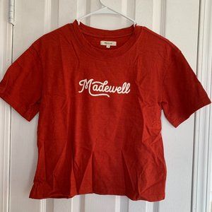 Madewell Logo Crop Top - NWOT